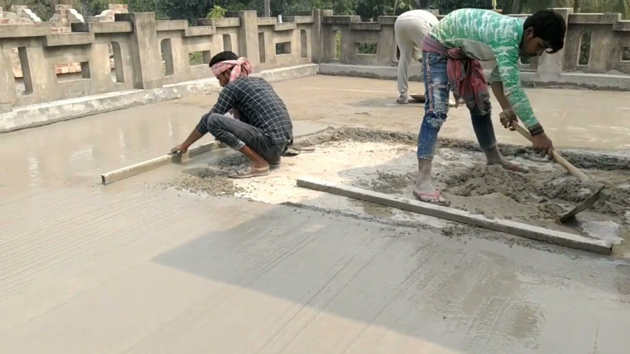 চুন সুরকির জলছাদের বিভিন্ন মালামালের পরিমাণ 