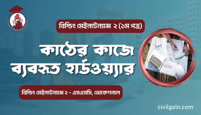 কাঠের কাজে ব্যবহৃত হার্ডওয়্যার